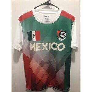 Mexico National Soccer Football Team Jersey Mens Medium Fast Action NWOT
